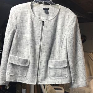 Ann Taylor Summer Tweed Blazer
